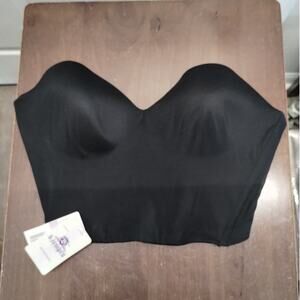 B. Tempt'd Wacoal 34D Black Future Foundation Backless Strapless Bra 959281 NWT